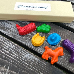 Cowboy Crayons Western Party Favors Gifts For Kids Cowboy Party Favors Stocking Stuffers Cowgirl Party Favors Kids Party Favor image 5