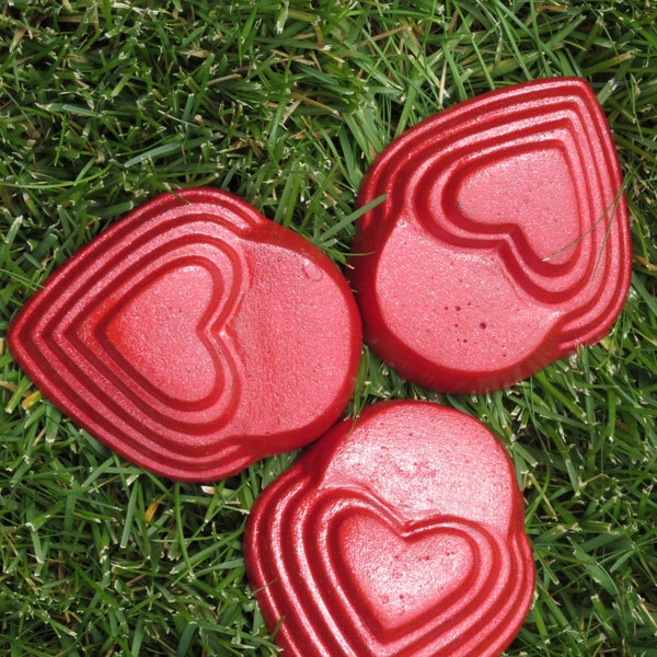 Red heart planter feet,  patio decor, Yard art