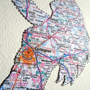 Silueta de mapa personalizada para madre e hijo: regalo para matrona y doula imagen 3