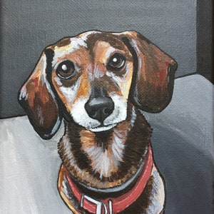 4"x6" Custom Pet Portraits, Pet Portrait Paintings, Pet Painting, Animal Painting, Dog Painting, Cat Painting