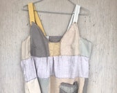 Leila top-small medium-artsy-Eco Clothing-Upcycled Clothing-Anthropologie and Free People inspired-by Love HIGHER Handmade Clothing