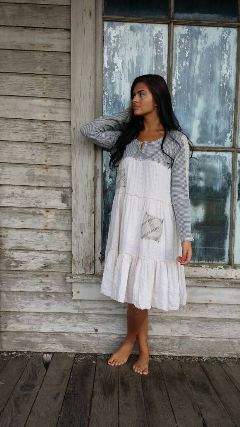 Shelly dresssmall mediumartsyEco clothingupcycled Etsy