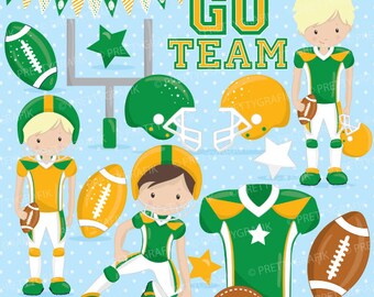 American football clipart commercial use, football vector graphics, super bowl digital clip art, digital images - CL724