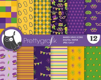 Mardi Gras Patterns Etsy