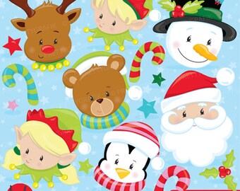 christmas treats coco vector graphics CL1031 Christmas clipart commercial use BUY 20 GET 10 OFF christmas drinks digital clip art