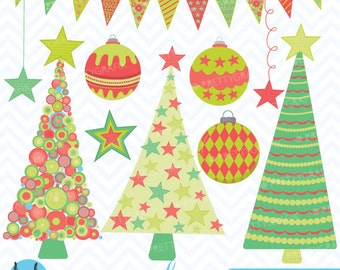 Holiday christmas clipart, commercial use, vector graphics, digital clip art, digital images - CL399