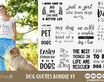 Dog SVG Bundle, SVG files, DXF, clipart commercial use,  clipart, vector graphics, digital images, cutting files