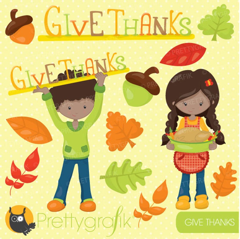 Thanksgiving clipart commercial use, fall season, turkey, harvest vector graphics, digital clip art, images CL744 image 2