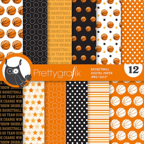 BUY 20 GET 10 OFF - Basketball digital paper, commercial use, scrapbook papers, background, sports - PS870 Il_570xn