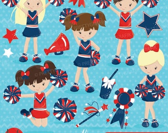 Cheerleader clipart commercial use, vector graphics, digital clip art, digital images - CL646