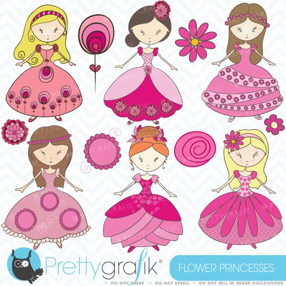 BUY20GET10 - princess clipart commercial use, vector graphics, digital clip art, digital images - CL356 Il_570xn
