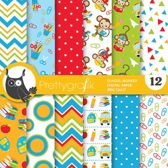 Scrapbook paper school uses