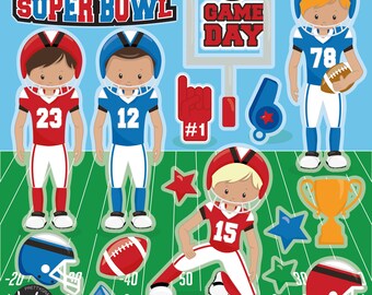 Super Bowl, clipart, clipart commercial use,  vector graphics,  clip art, digital images - CL1423