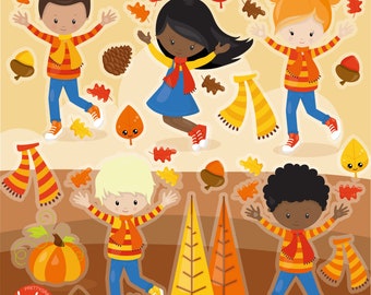 Fall Fun, clipart, clipart commercial use,  vector graphics,  clip art, digital images - CL1472
