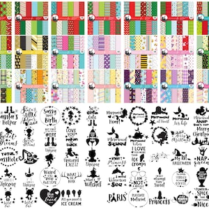 Black Friday Ultimate COLLECTION 40 000 graphics, clipart, digital papers, patterns, vector, ENTIRE STORE, commercial use, cutting files image 5