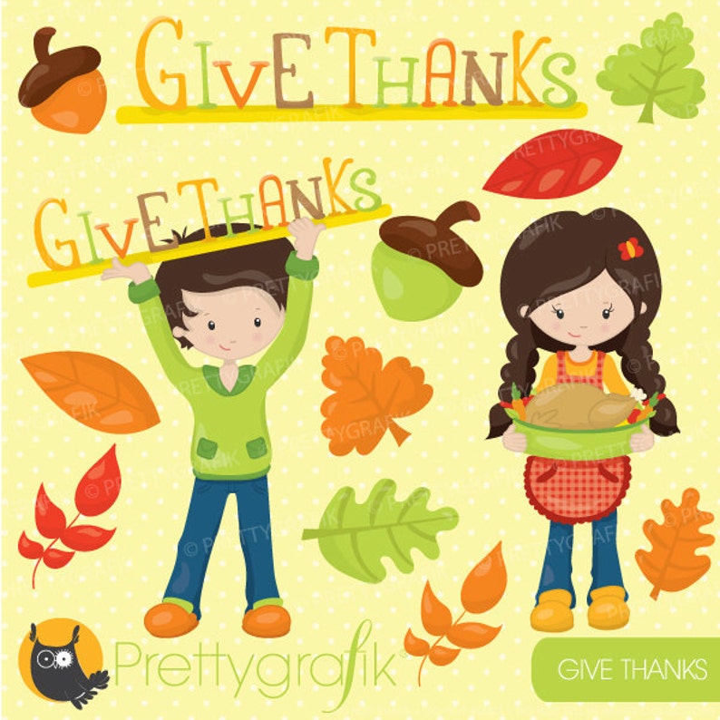 Thanksgiving clipart commercial use, fall season, turkey, harvest vector graphics, digital clip art, images CL720 image 2