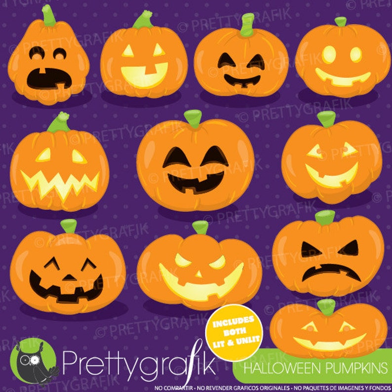 Halloween pumpkins clipart commercial use, gymnastic clipart vector graphics, digital clip art, images CL921 image 1