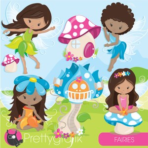 fairy clipart commercial use, fairies vector graphics, fairytale digital clip art, digital images CL944 image 2