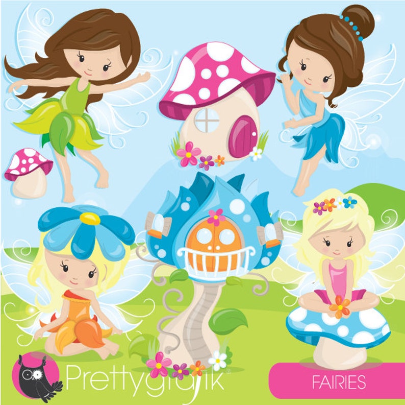 fairy clipart commercial use, fairies vector graphics, fairytale digital clip art, digital images CL943 image 2