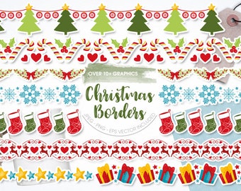 Christmas Border, clipart, clipart commercial use,  vector graphics,  clip art, digital images - CL1662