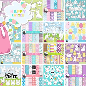 Easter BUNDLE graphic set, love clipart commercial use, Easter clipart, vector graphics, digital images image 4