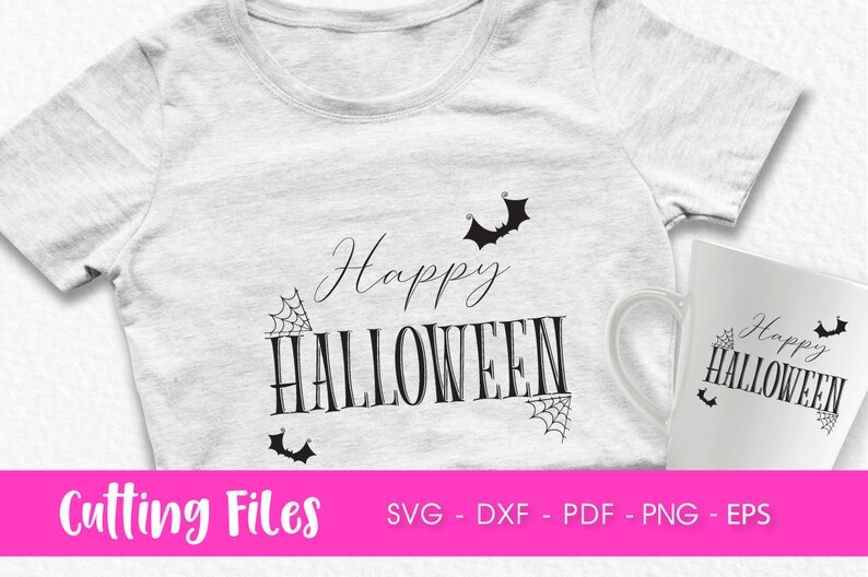 Citations d'Halloween Bunde SVG Vol. 1, Fichiers SVG, DXF, utilisation commerciale clipart, clipart, graphiques vectoriels, images numériques, fichiers de coupe image 3