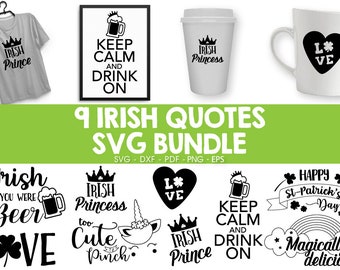 St. Paddy's SVG pack, SVG files, DXF, clipart commercial use,  clipart, vector graphics, digital images, cutting files