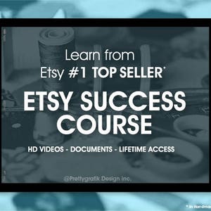 70% OFF SALE Build a successful Etsy Shop, Etsy online class, Etsy online course, SEO course, Etsy workshop with 1 Top Seller image 2