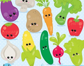 vegetable clipart characters clipart commercial use, vector graphics, digital clip art - CL922