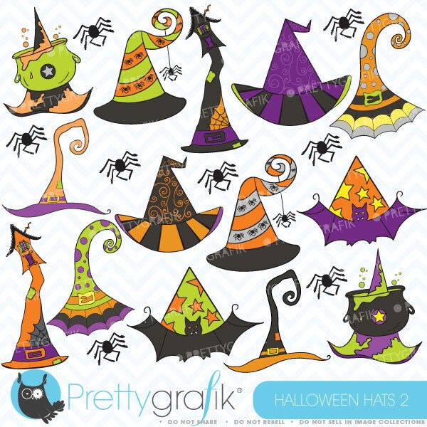 Halloween Hats Clipart Commercial 