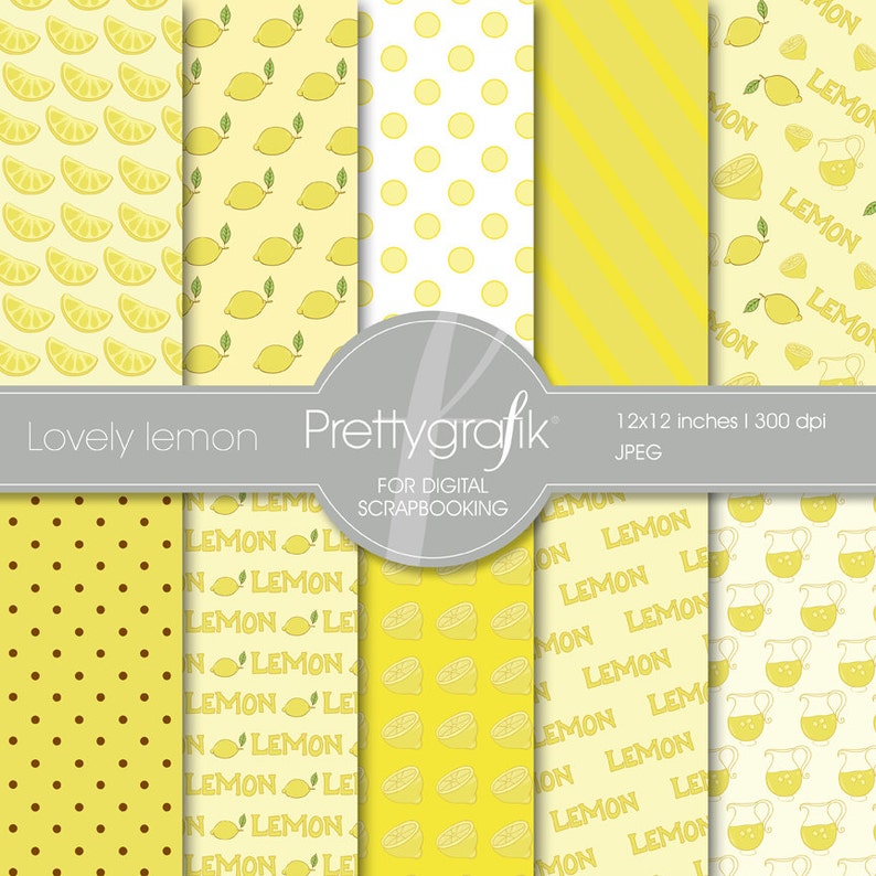 citrus, fruit digital paper, commercial use, scrapbook patterns, background PS505 image 1