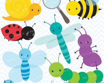 Bug clipart commercial use, vector graphics, digital clip art, digital images  - CL555