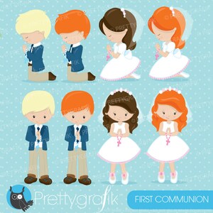First communion clipart commercial use, christian clipart, bible vector graphics, digital clip art, images CL822 image 2