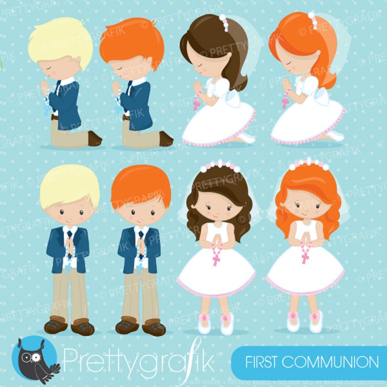 First communion clipart commercial use, christian clipart, bible vector graphics, digital clip art, images CL822 image 2