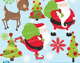 Christmas clipart commercial use, vector graphics, digital clip art, digital images  - CL590