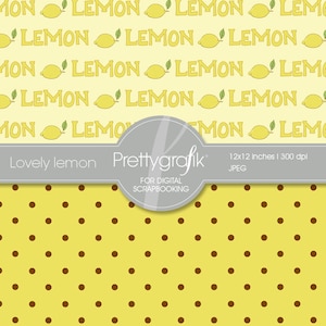 citrus, fruit digital paper, commercial use, scrapbook patterns, background PS505 image 2