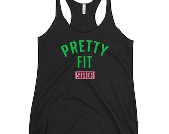 AKA Pretty Fit Soror racerback-tanktop voor dames