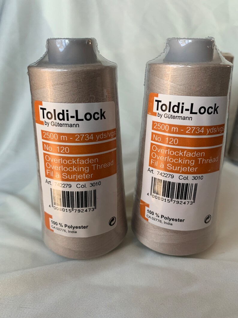 Tan Color Variety Thread, Beige, Khaki, Buff, Toldi Lock and Sure Lock ...