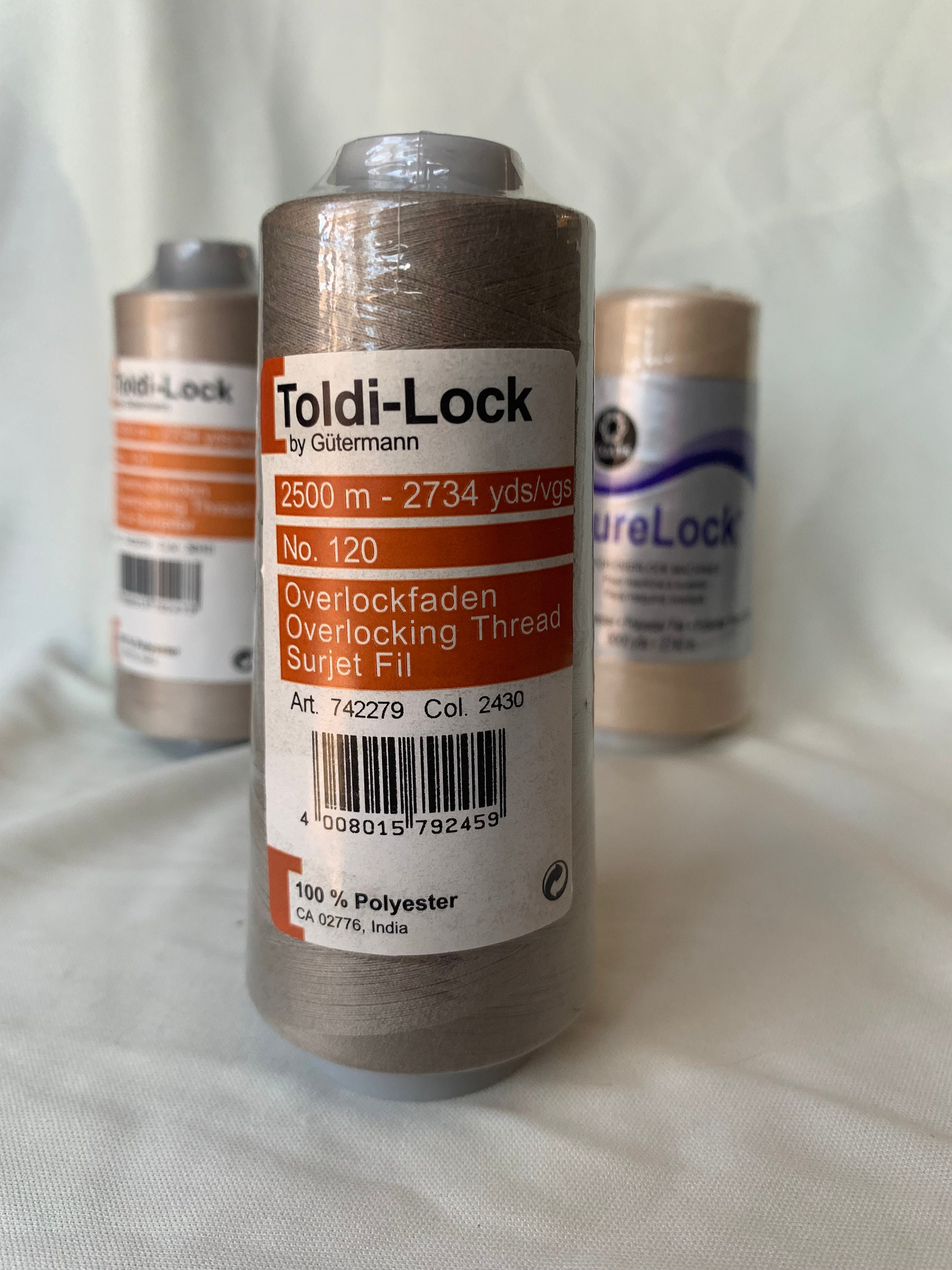 Tan Color Variety Thread, Beige, Khaki, Buff, Toldi Lock and Sure Lock ...