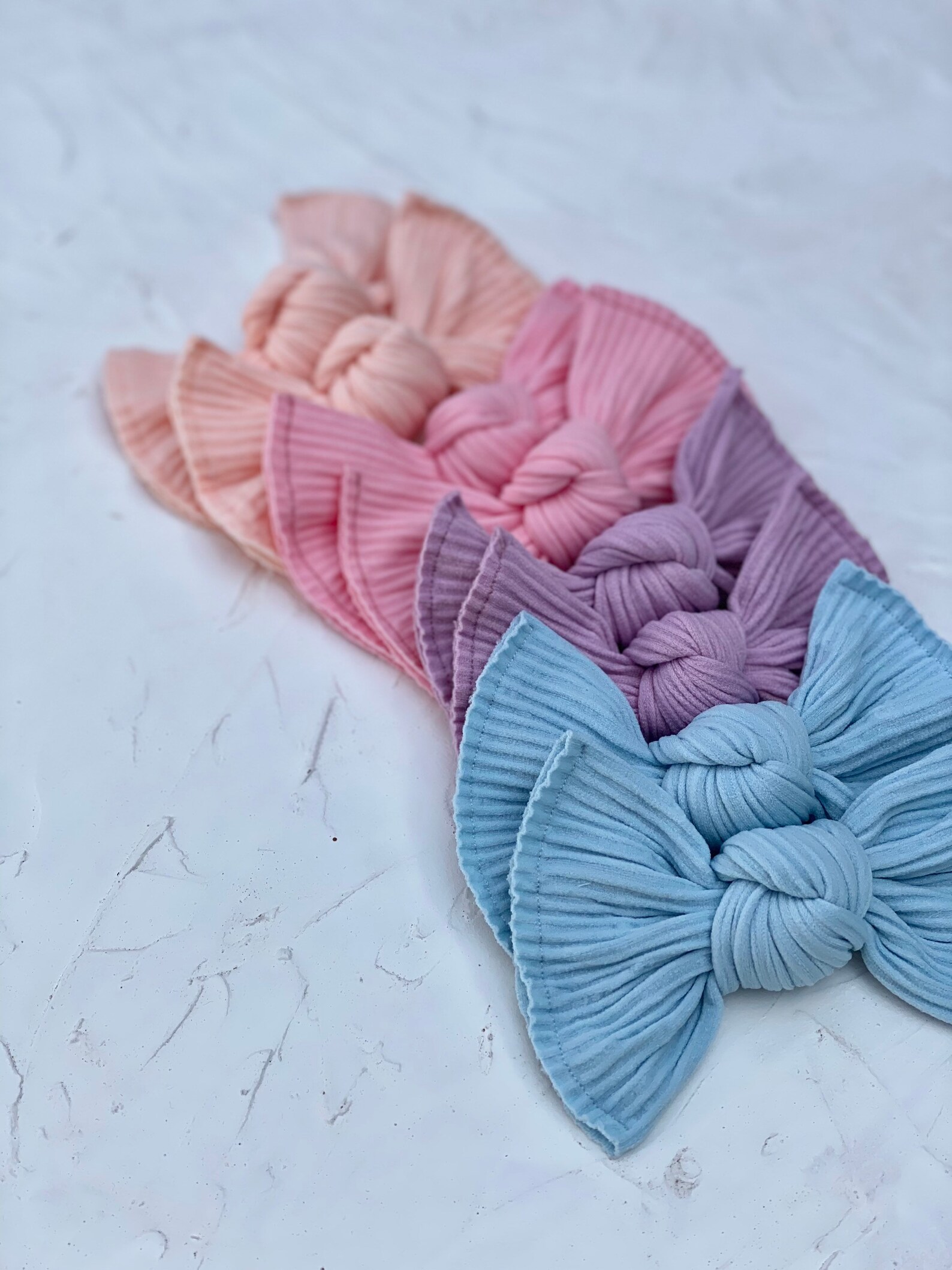 Ribbed Nylon Knot Bows with option Etsy