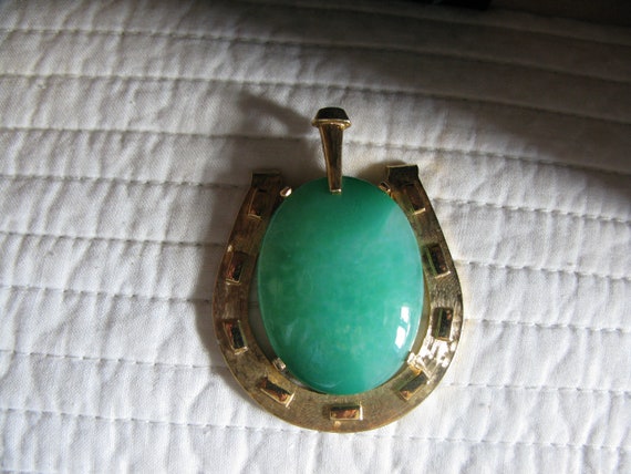 Mazer Vintage Horseshoe Pendant - image 1