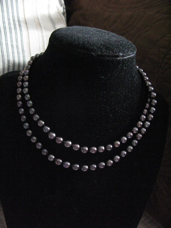 Freshwater 30 Inch Pearl Necklace  6mm Pearls 14K 