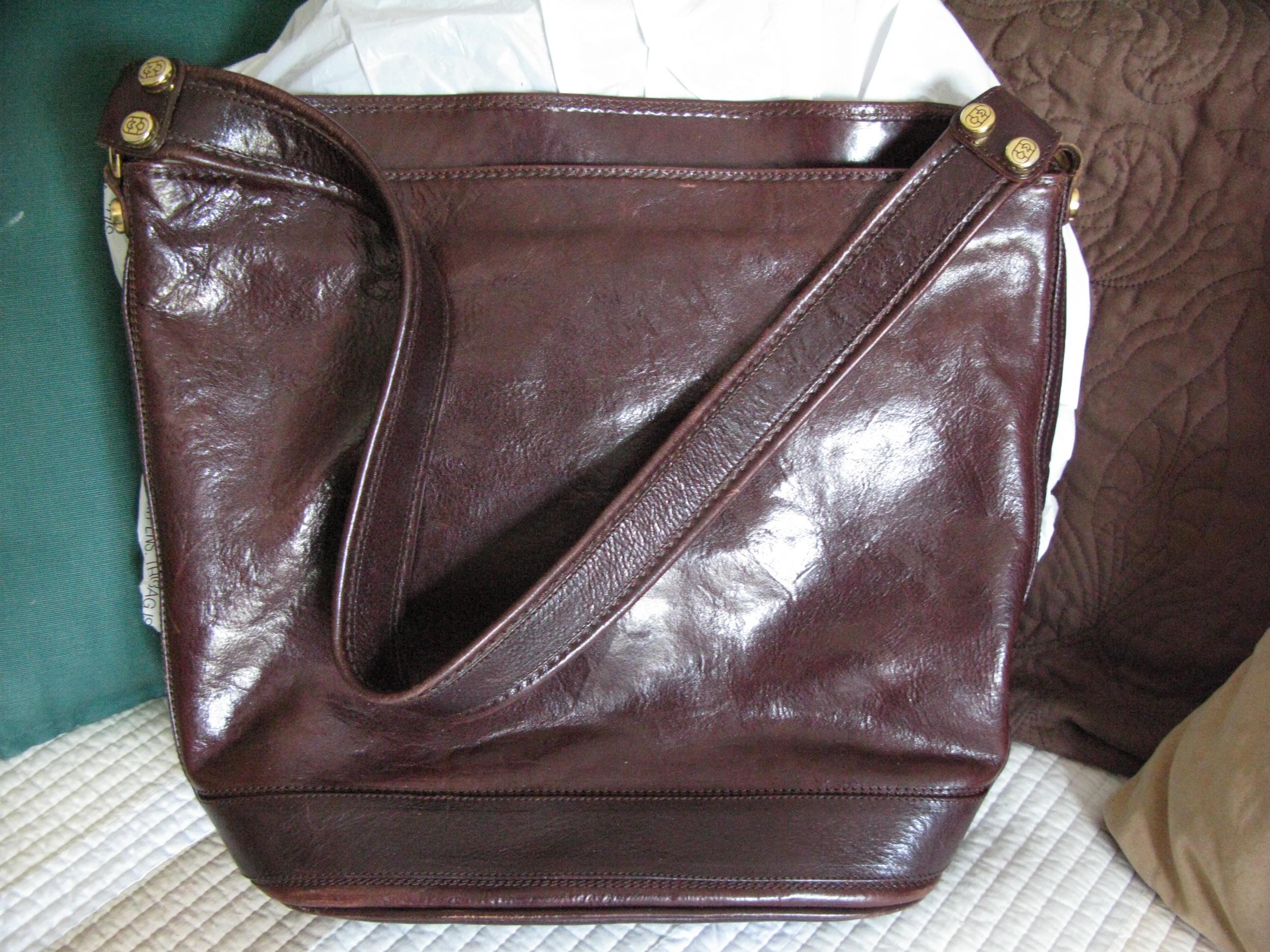 Marino Orlandi Leather Handbag Made in Italy 1990s - Etsy