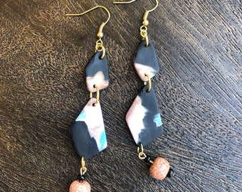 polymer clay earrings in hyde