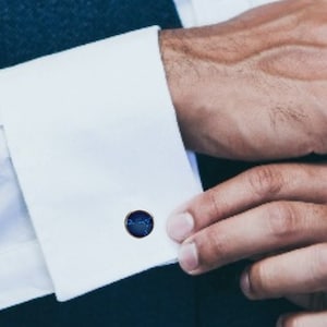 Fische Manschettenknöpfe | Sternzeichen Manschettenknöpfe | Himmlische Manschettenknöpfe | Silber Manschettenknöpfe | Runde Manschettenknöpfe | Anzug Zubehör