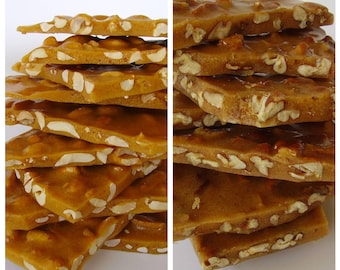 Peanut & Pecan Brittle - 1 Pound