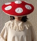 Mushroom headpiece  with dots for toddlers, kids and adults 