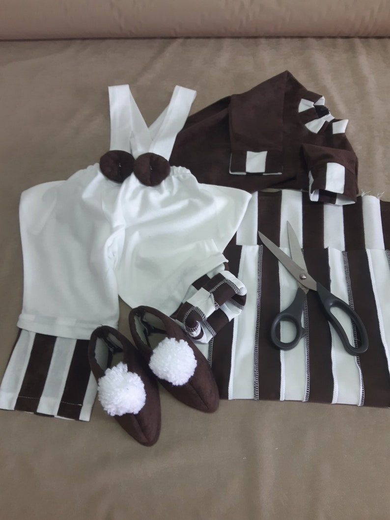 Oompa Loompa costume for toddlers and kids image 3