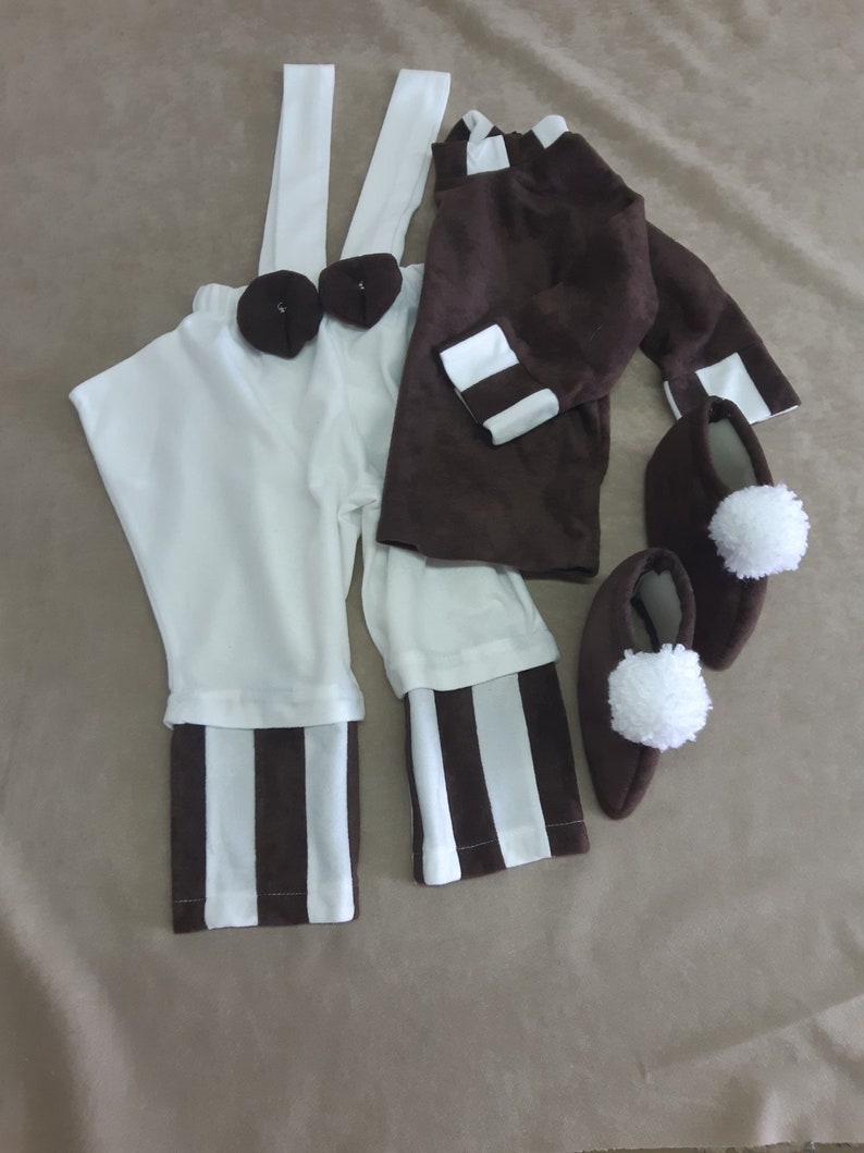 Oompa Loompa costume for toddlers and kids image 2