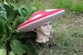 Mushroom headpiece  with dots for toddlers, kids and adults